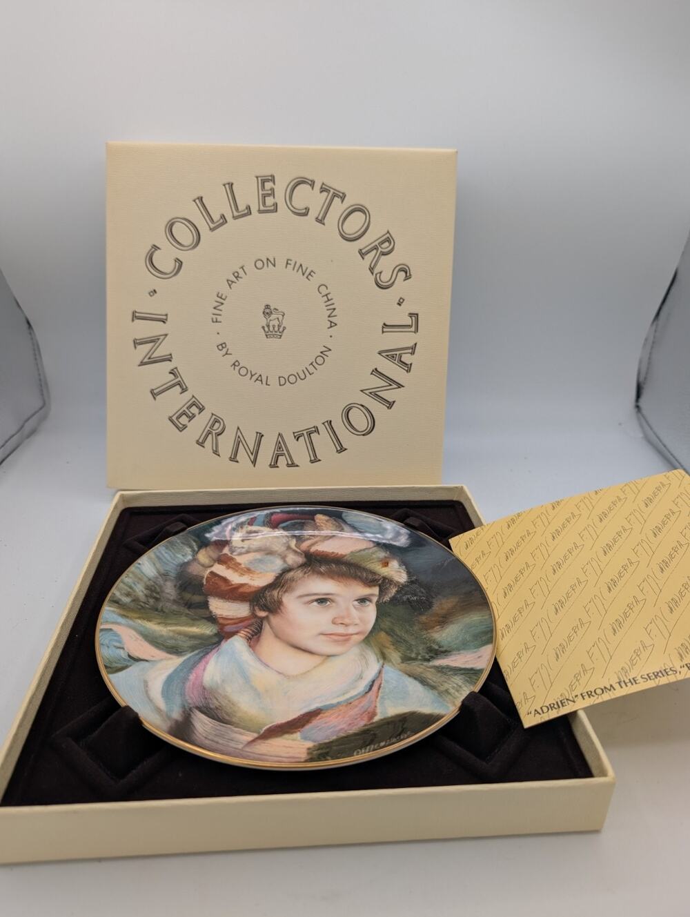 Vintage Collectible Royal Doulton Adrien Plate MIB
